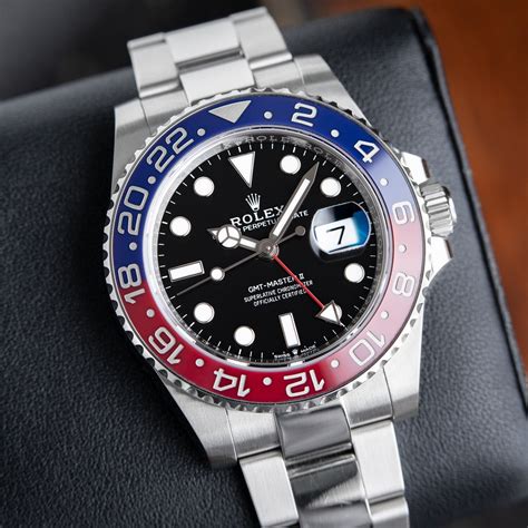 rolex gmt master ii pepsi bob& 39|Rolex gmt Pepsi for sale.